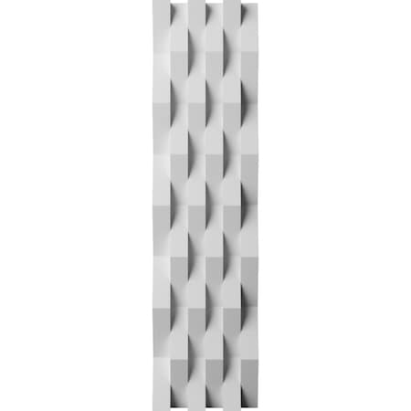 Ekena Millwork 6inW x 24inH x 1inT EdgeCraft Thames Style Seamless Wall Tile, 12PK WPPVC06X24ETH12